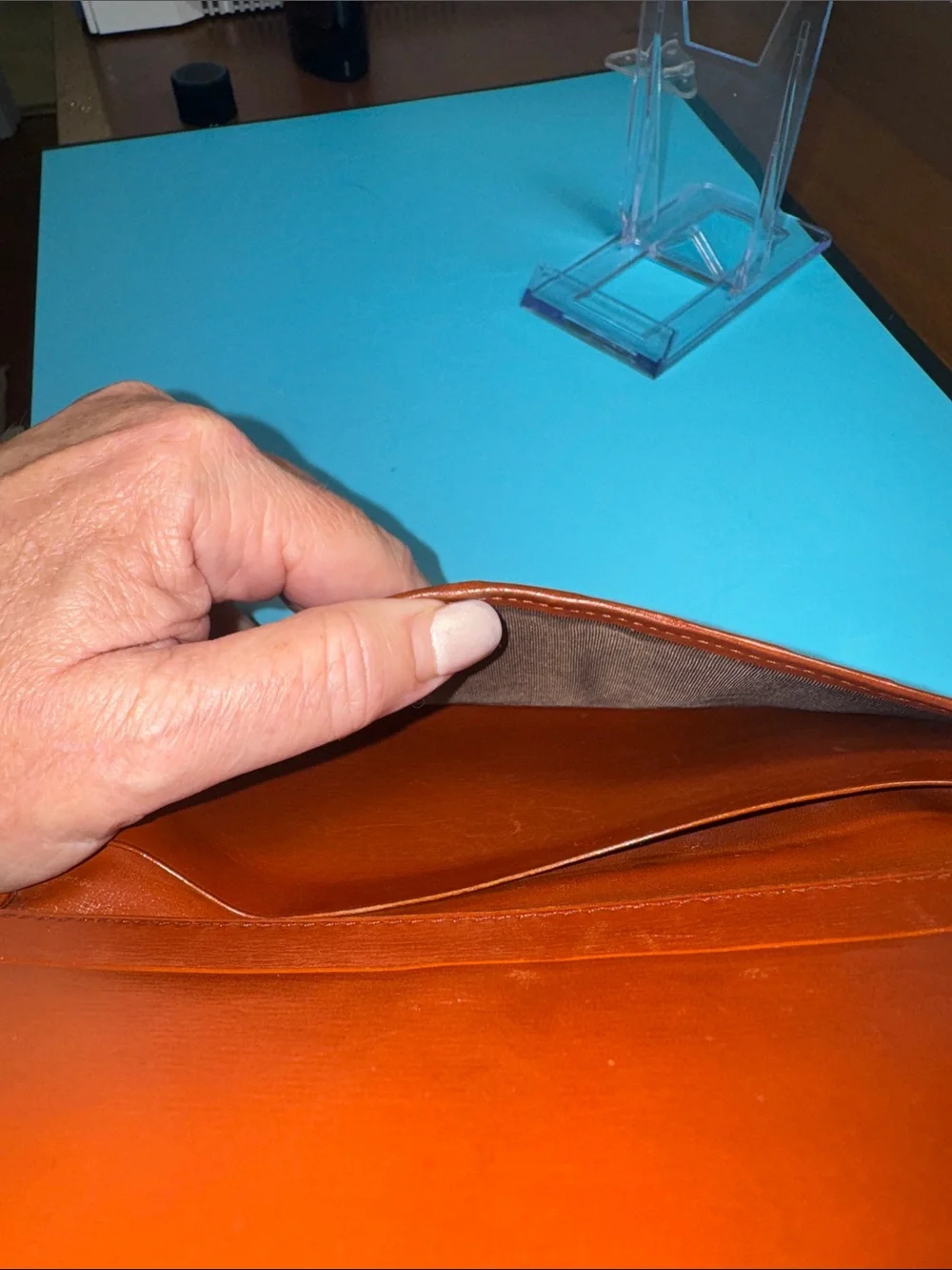 Louis Vuitton Brown Epi Leather Travel Wallet